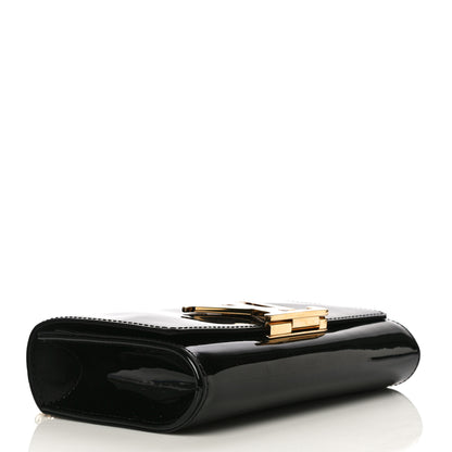 Louis Vuitton Patent Chain Louise MM Black 4 of 12