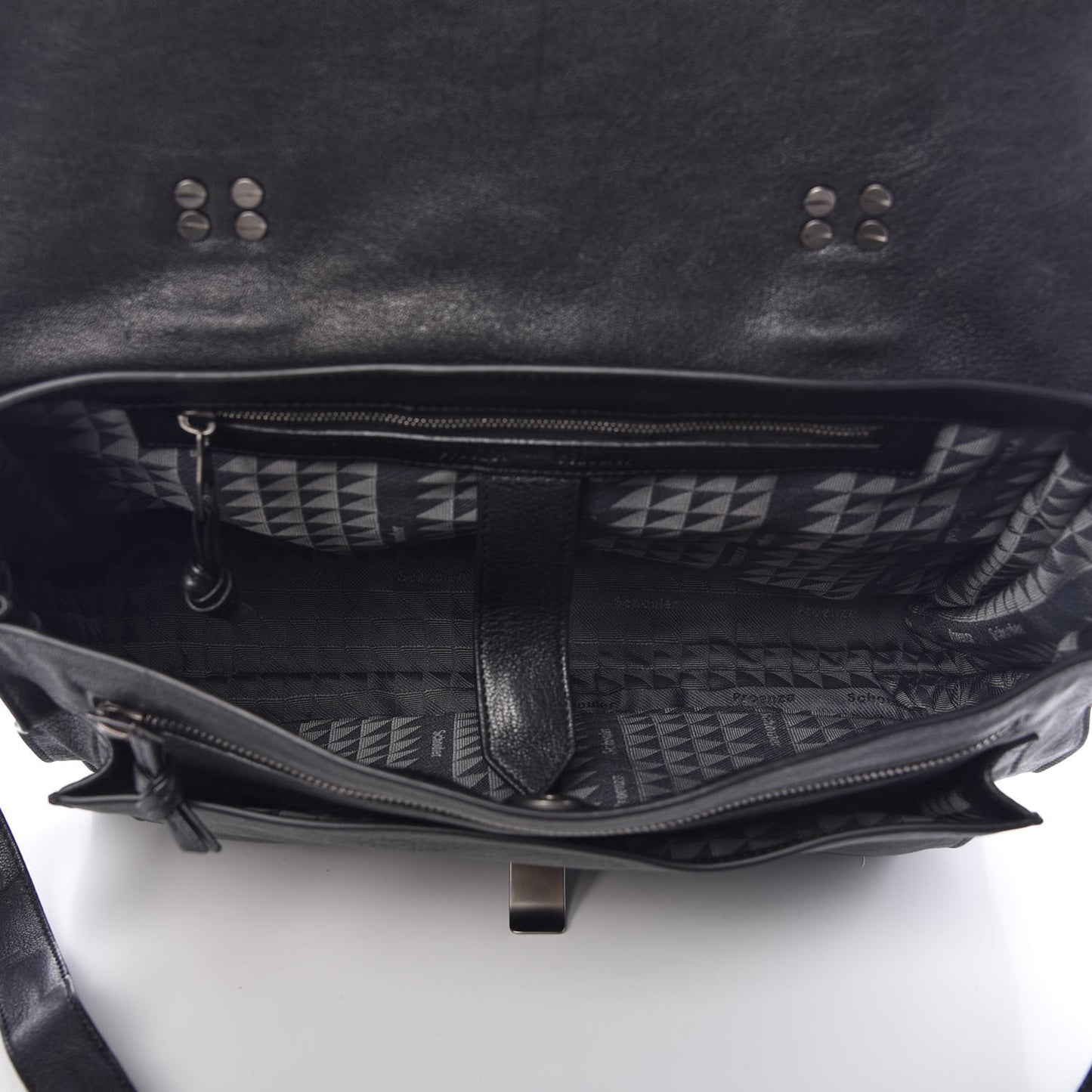 Lambskin PS1 Large Satchel Black