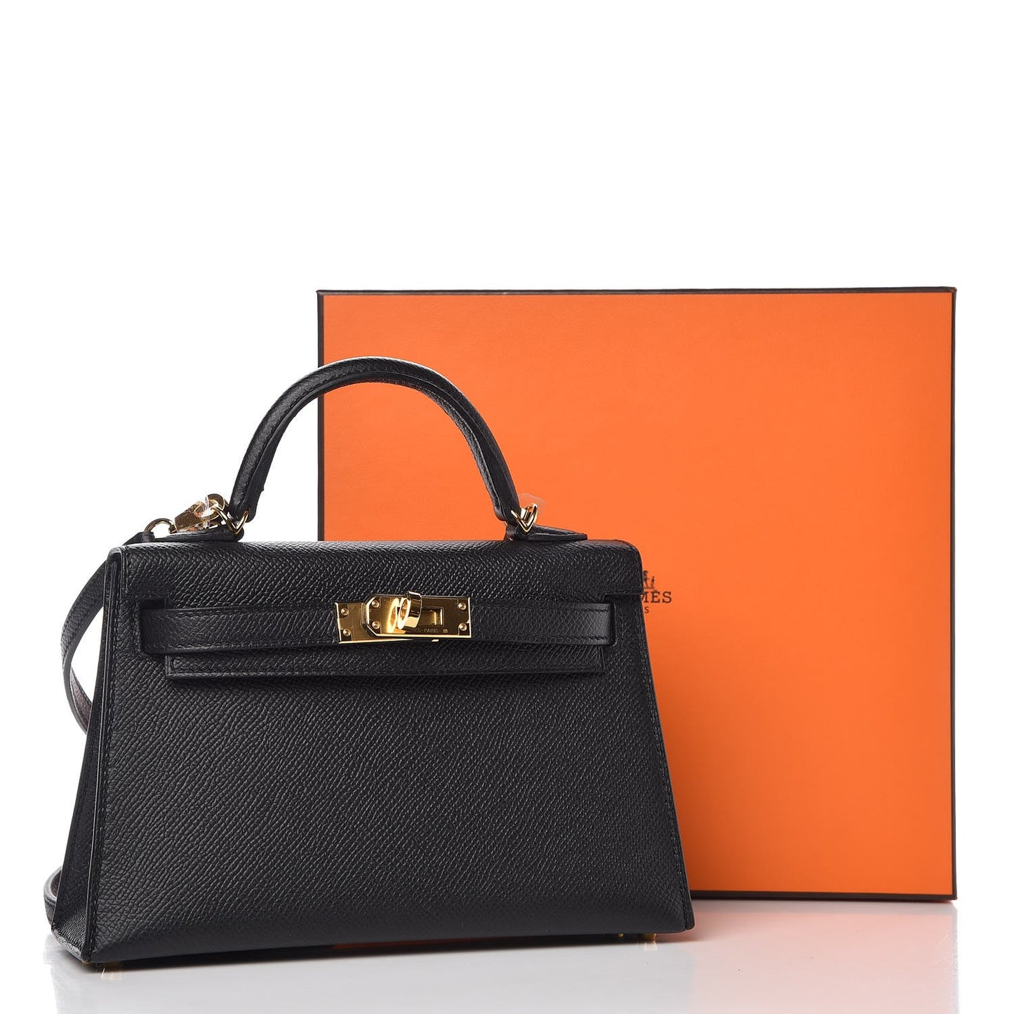 Epsom Mini Kelly Sellier 20 Black
