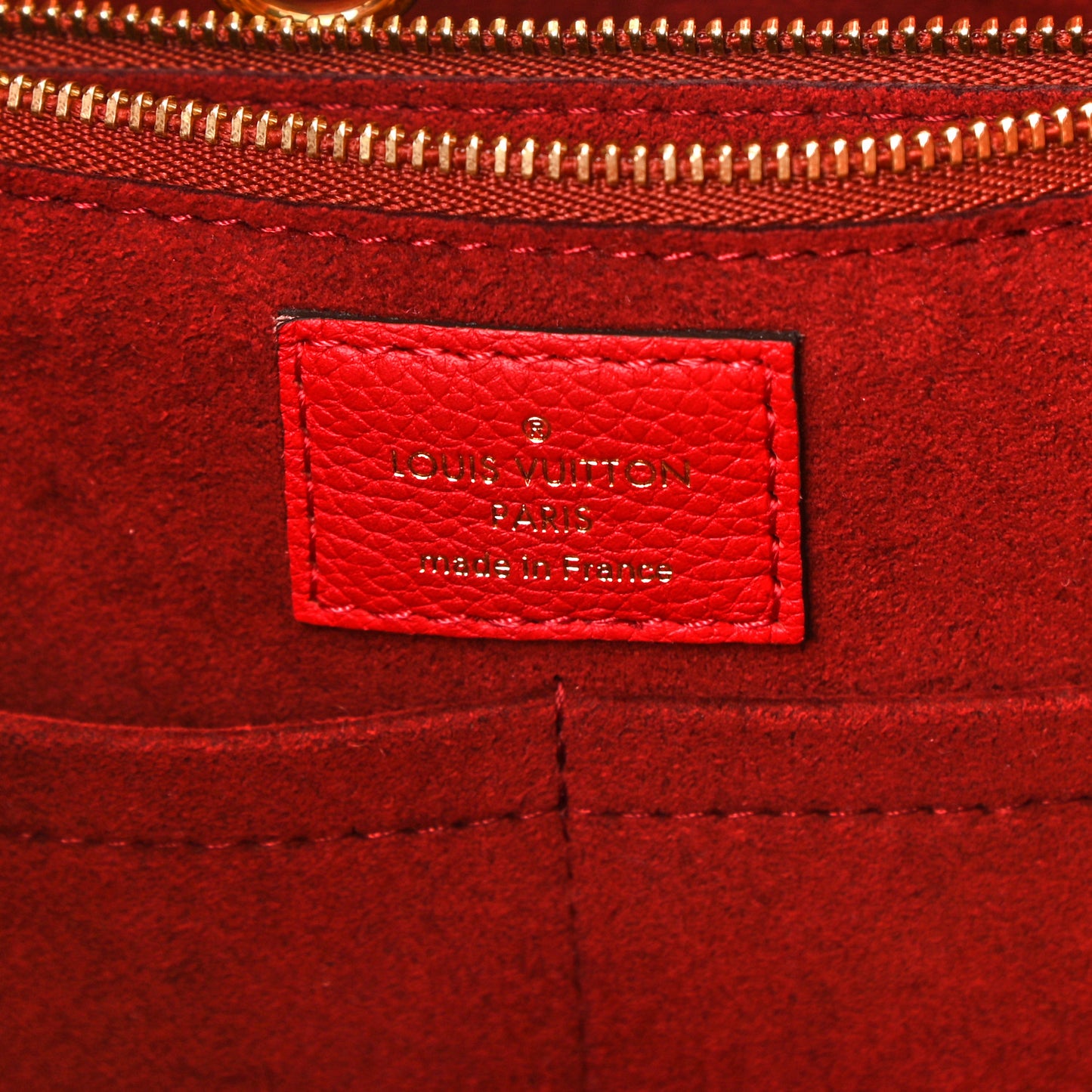 Calfskin Monogram Kimono Tote Cherry