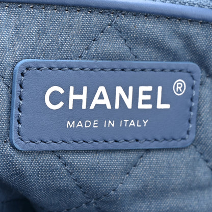Chanel Denim Quilted Small Chanel 22 Blue 7 of 11