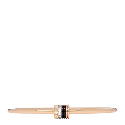 Boucheron 18K Yellow Pink White Gold Diamond PVD Quatre Classique Bracelet Brown 1 of 4