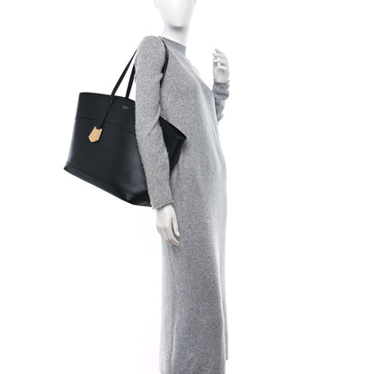 Salvatore Ferragamo Calfskin Medium Charming Tote Black 2 of 10