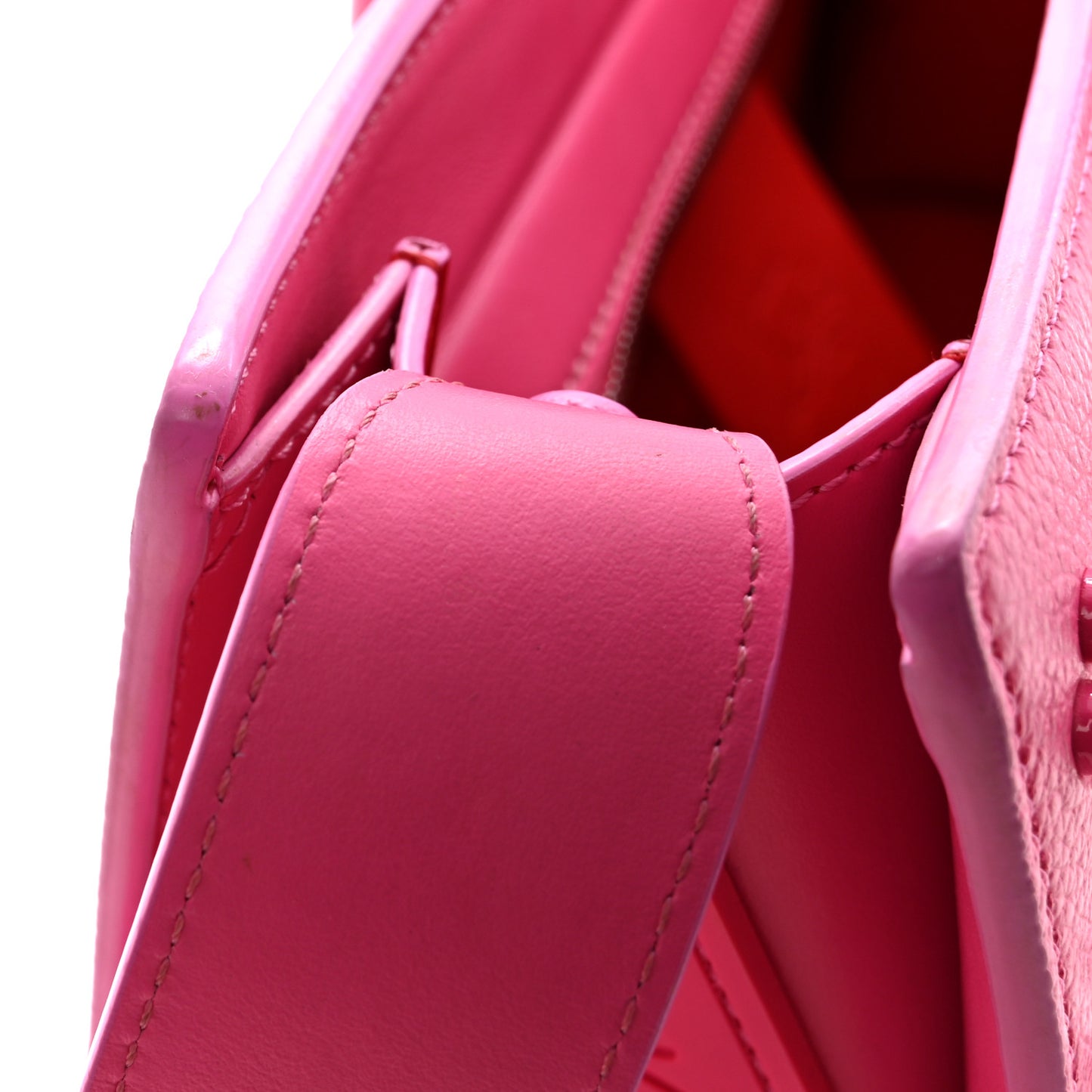 Calfskin Spikes Loubinthesky Paloma Baguette Bolerose