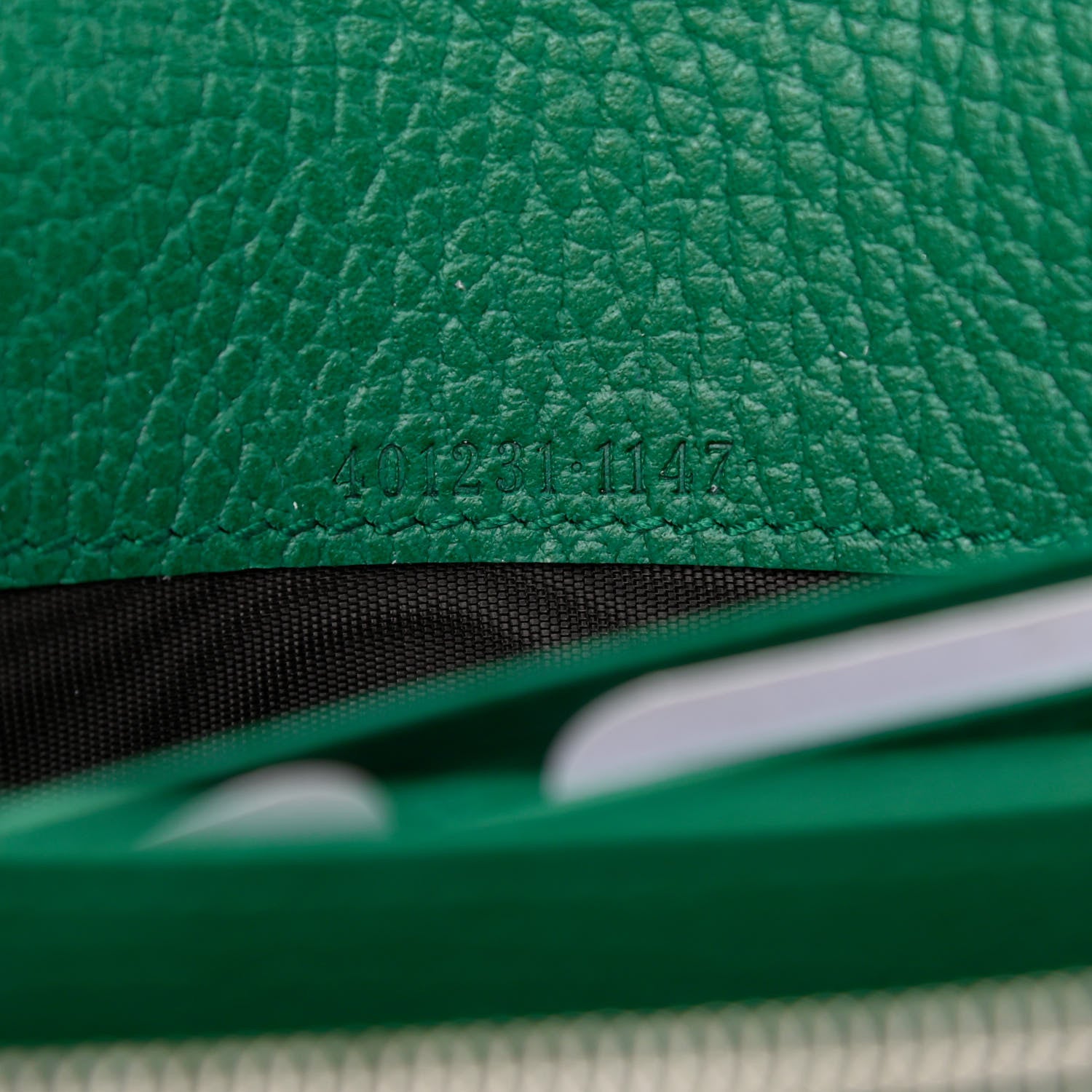 Gucci Calfskin Mini Dionysus Chain Wallet Emerald 7 of 11