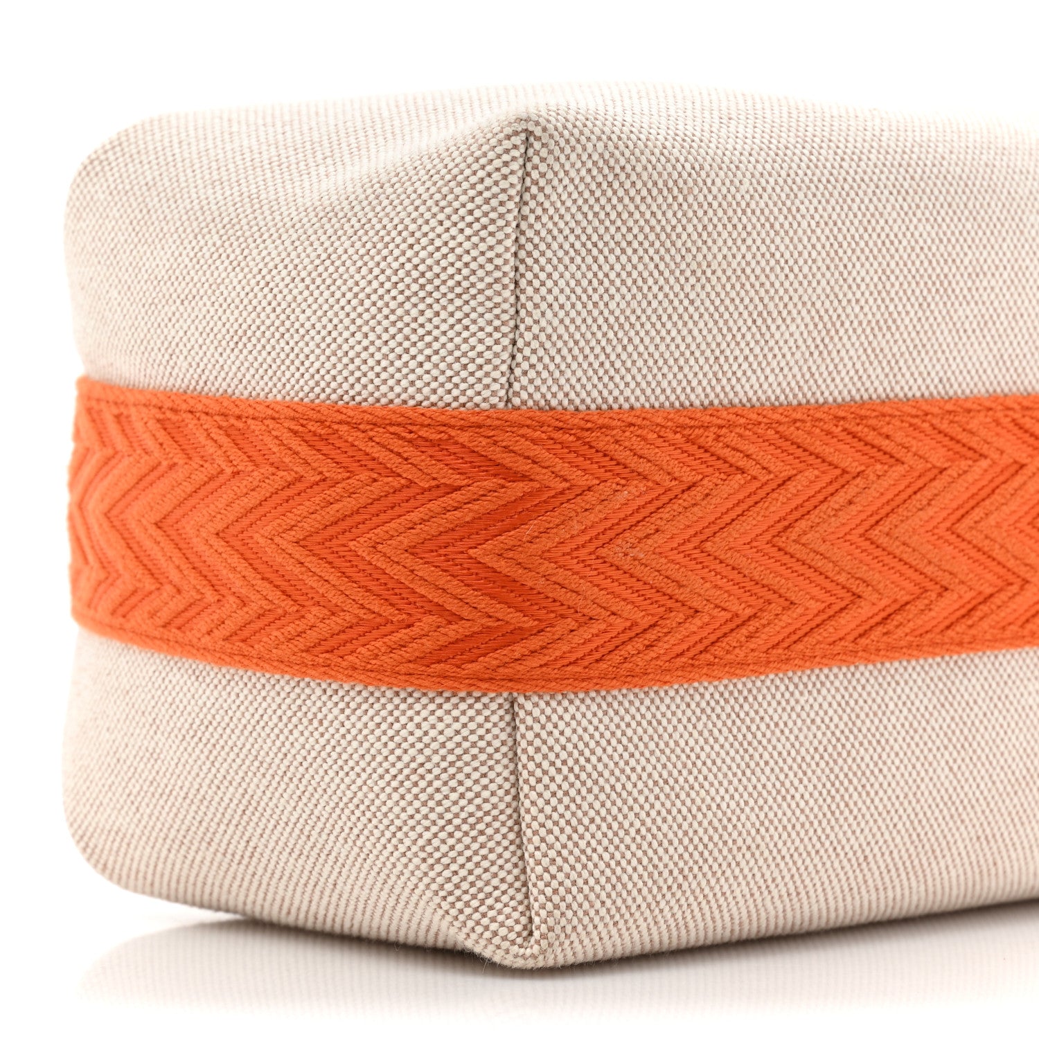 Hermes Canvas Small Bride-A-Brac Pouch Natural Orange 8 of 8
