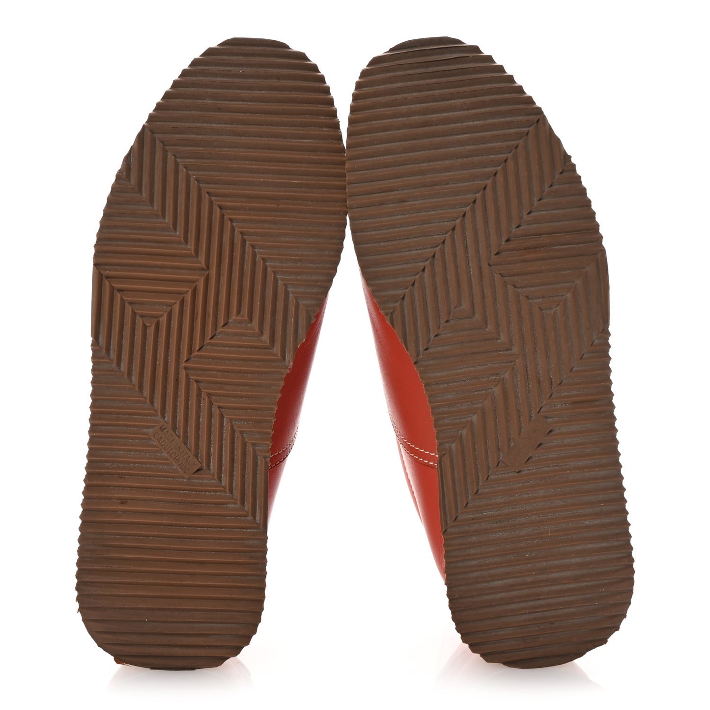 Calfskin Womens Quick Sneakers 36.5 Red