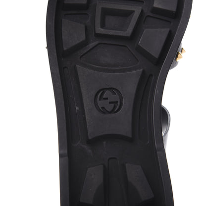Gucci Rubber Crystal Mens Buckle Strap Sandals 8 Black 8 of 8