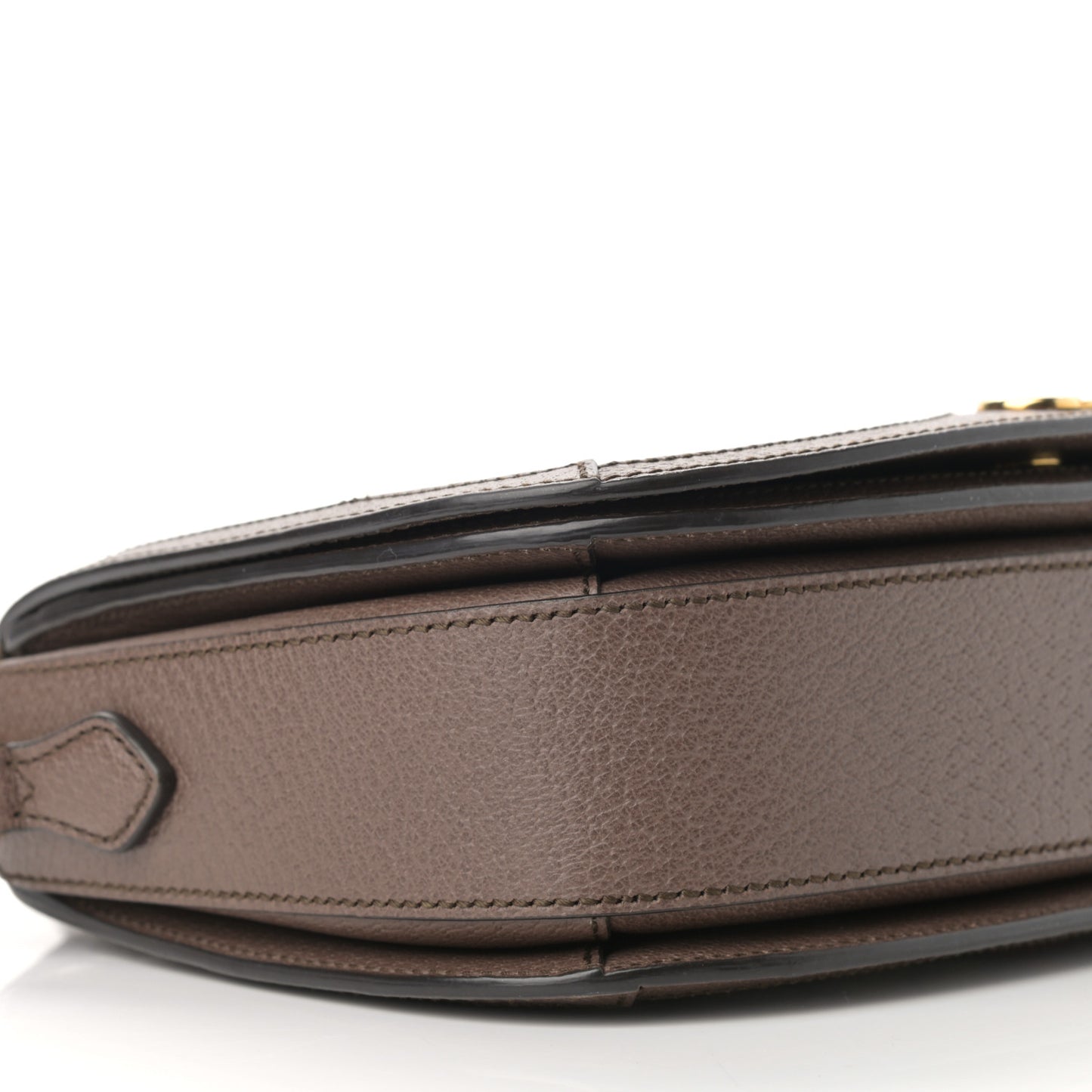GG Supreme Monogram Web Small Ophidia Flap Messenger Bag Brown
