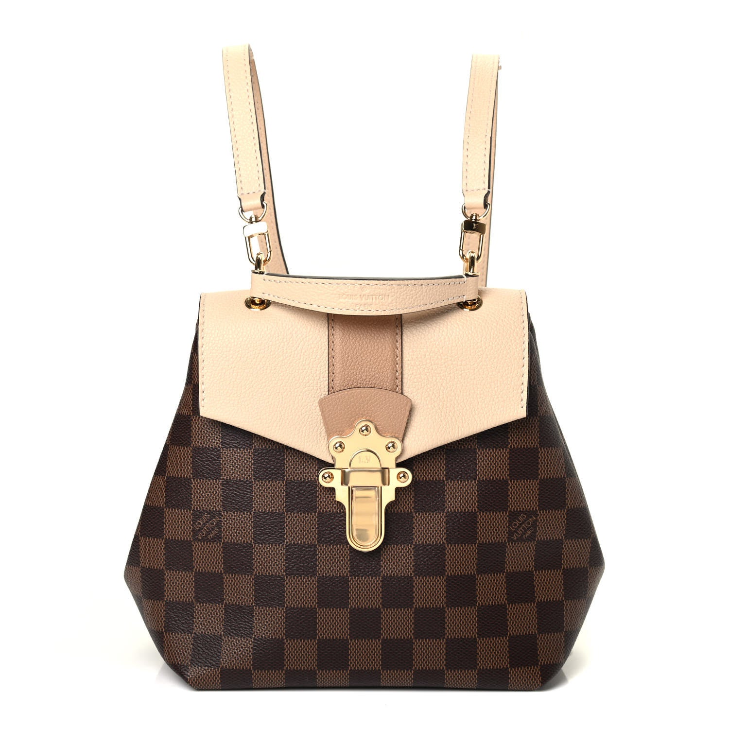 Louis Vuitton Damier Ebene Clapton Backpack Creme 1 of 4