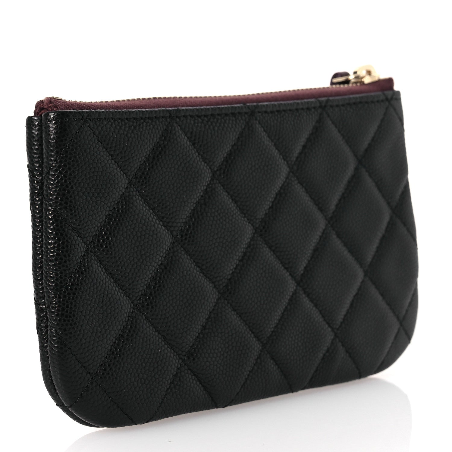 Chanel Caviar Quilted Small Cosmetic Case Black 3 of 7