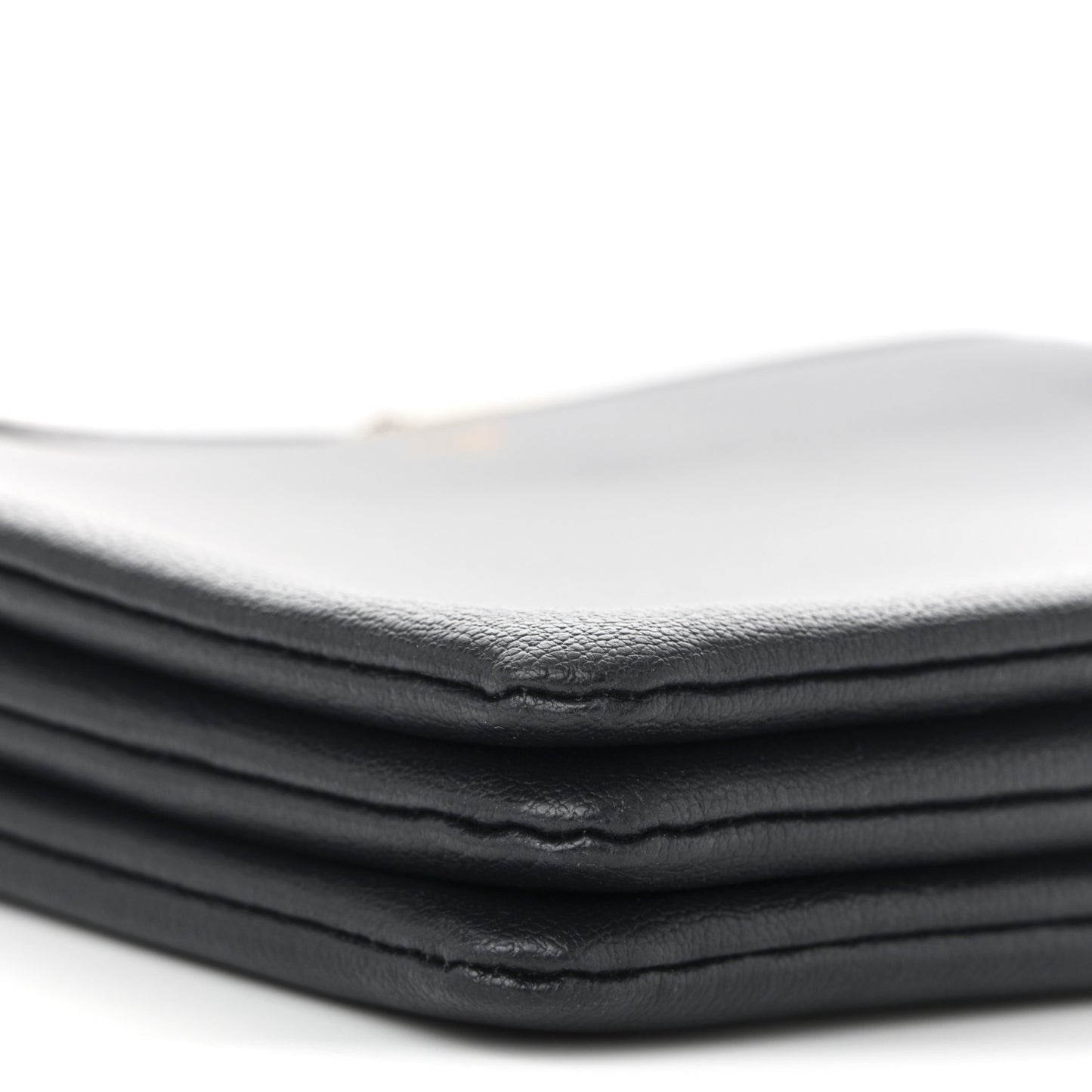 Lambskin Large Trio Crossbody Bag Navy Blue