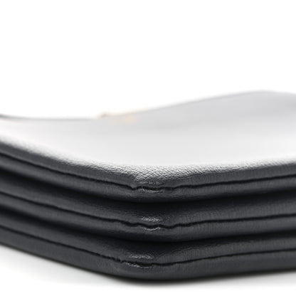 Celine Lambskin Large Trio Crossbody Bag Navy Blue 8 of 10