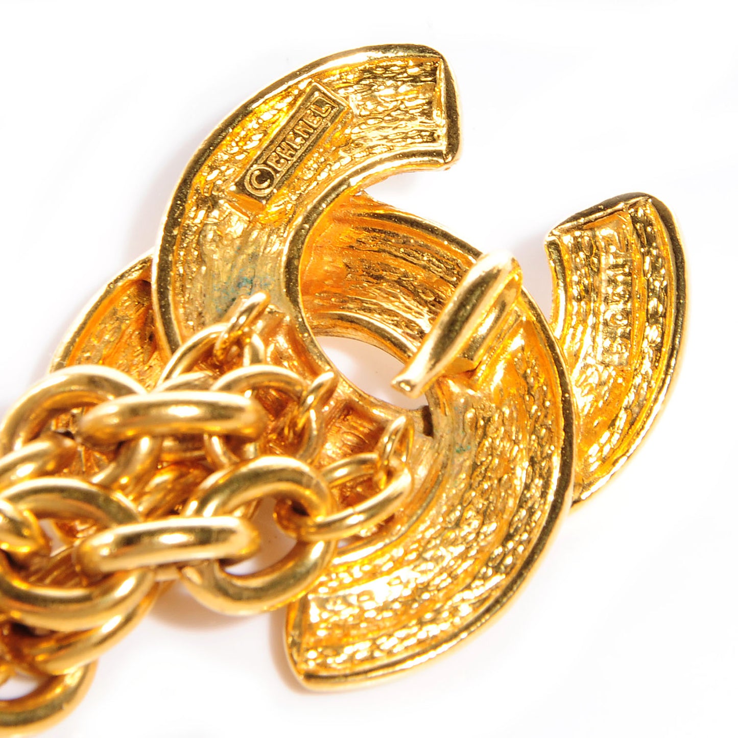 CC Triple Chain Belt Gold