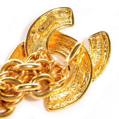 Chanel CC Triple Chain Belt Gold 4 of 5