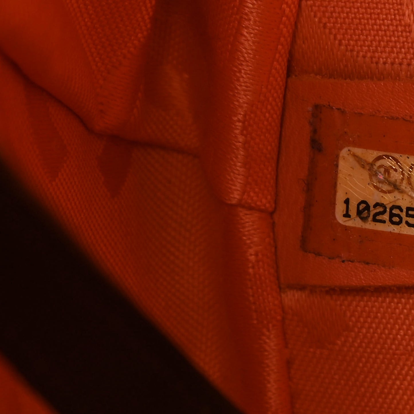 Calfskin Quilted Large Cambon Tote Brown