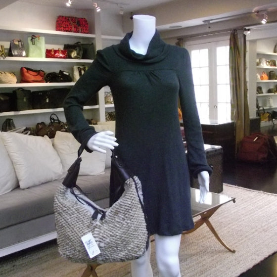 SALVATOREFERRAGAMOWovenShearlingBag