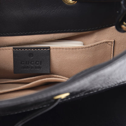 Gucci Suede Patent Web Small Ophidia Bucket Bag Black 6 of 10