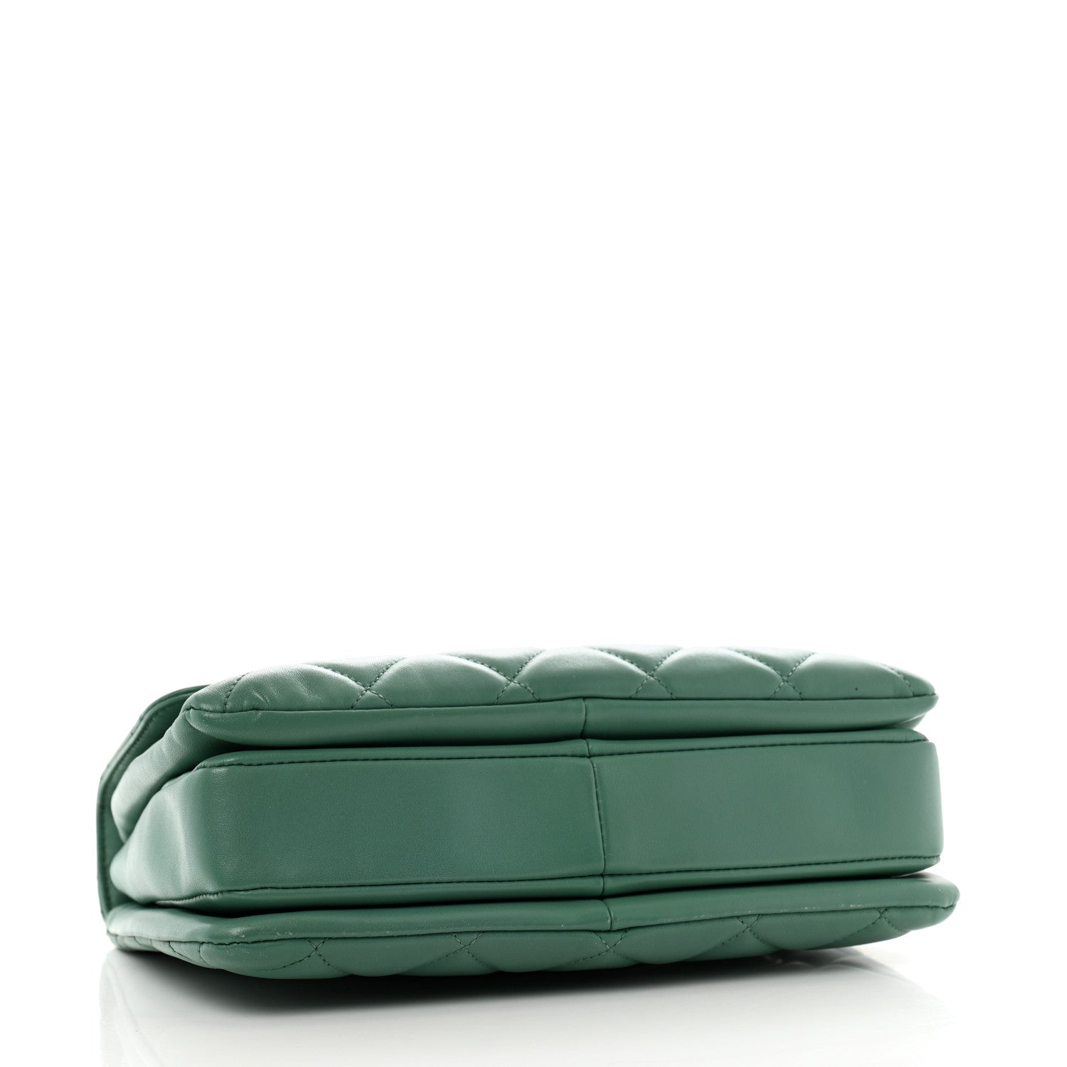 Chanel Lambskin Quilted Small Trendy CC Flap Dual Handle Bag Green 4 of 16