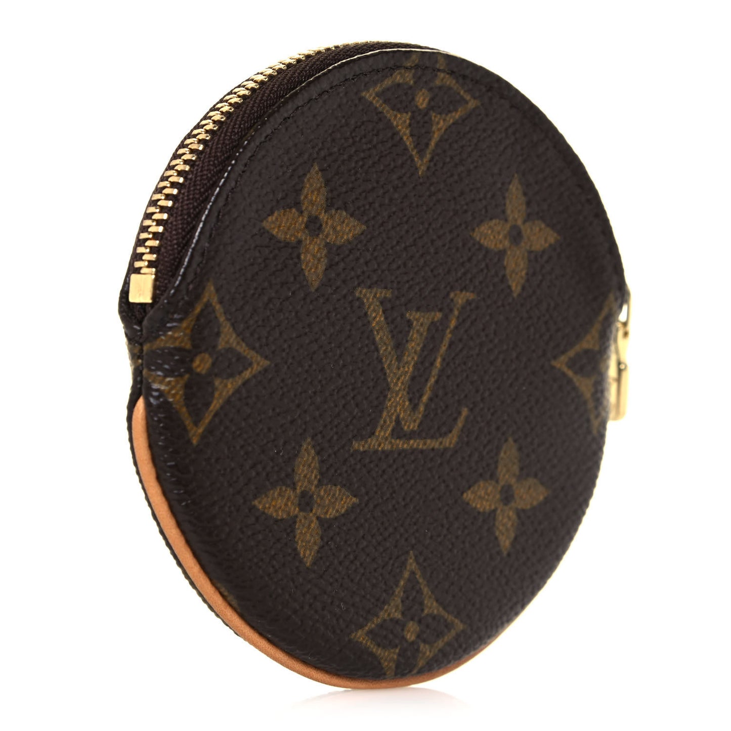 Monogram Round Coin Purse