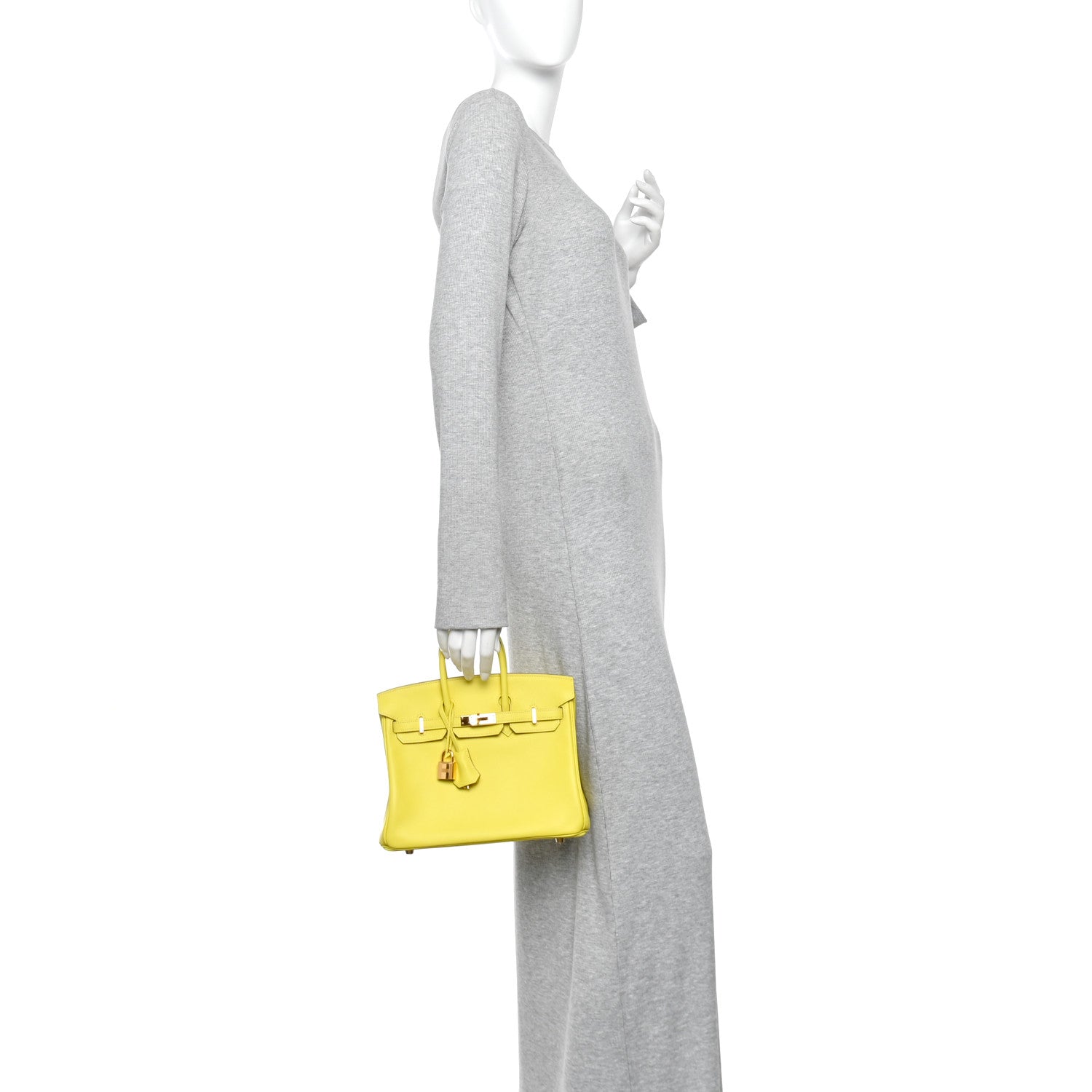 Hermes Swift Birkin 25 Lime 2 of 12