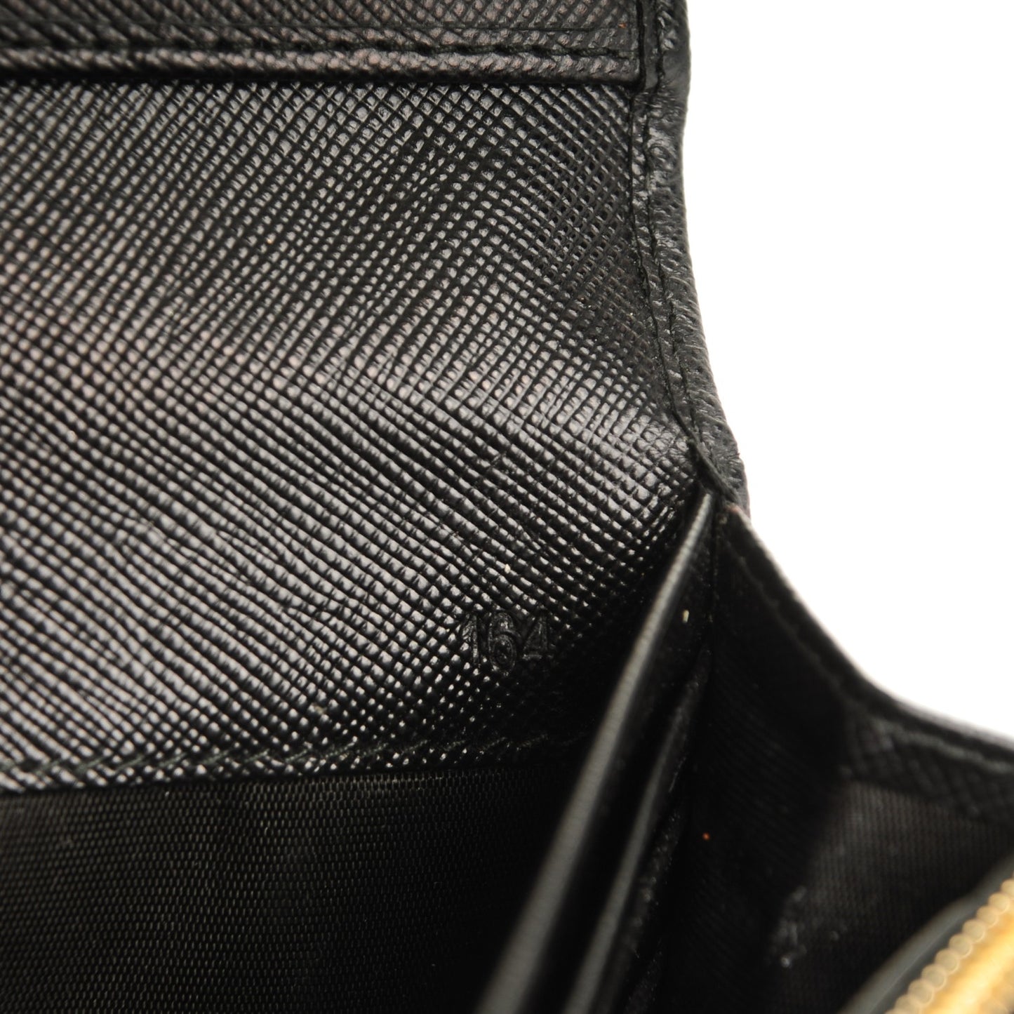 Saffiano Metal Continental Flap Wallet Nero Black