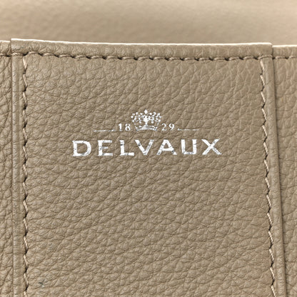 Delvaux Grained Calfskin MM Brillant Satchel Taupe 6 of 18