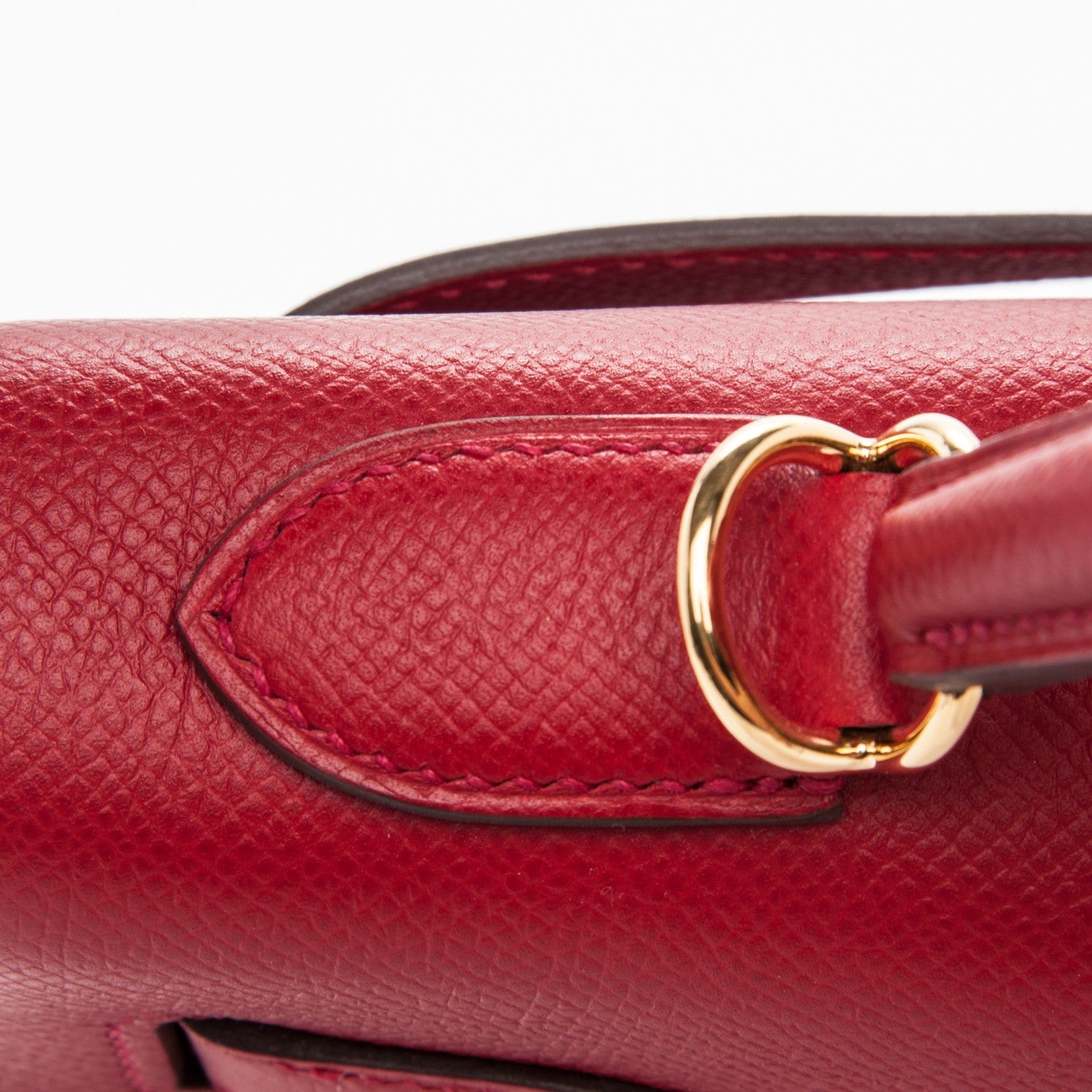 Hermes Epsom Kelly Sellier 32 Rouge Casaque 11 of 28