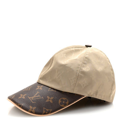 Louis Vuitton Monogram Polyester Silk LV Get Ready Cap M Beige 1 of 8
