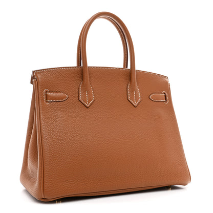 Hermes Togo Birkin 30 Gold 3 of 11