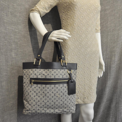 Louis Vuitton Mini Monogram Lucille GM Blue 2 of 9