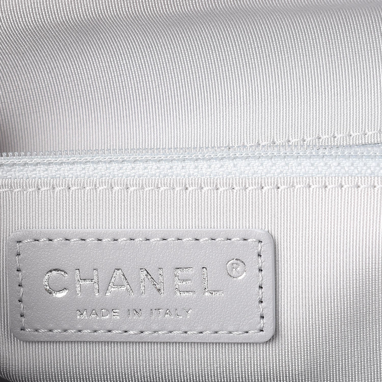 Chanel Aged Calfskin Chevron Medium Soft Bowling Bag White 6 of 7