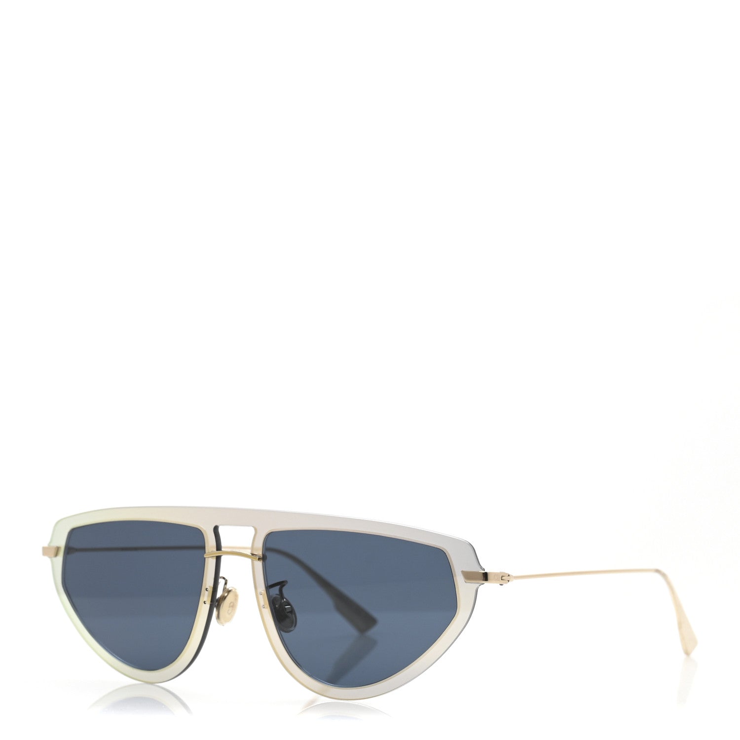 Christian Dior Diorultime2 Sunglasses Gold Blue 1 of 9