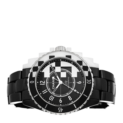 Chanel Stainless Steel Ceramic 38mm J12 Cybernetic Automatic Watch Black 2 of 5