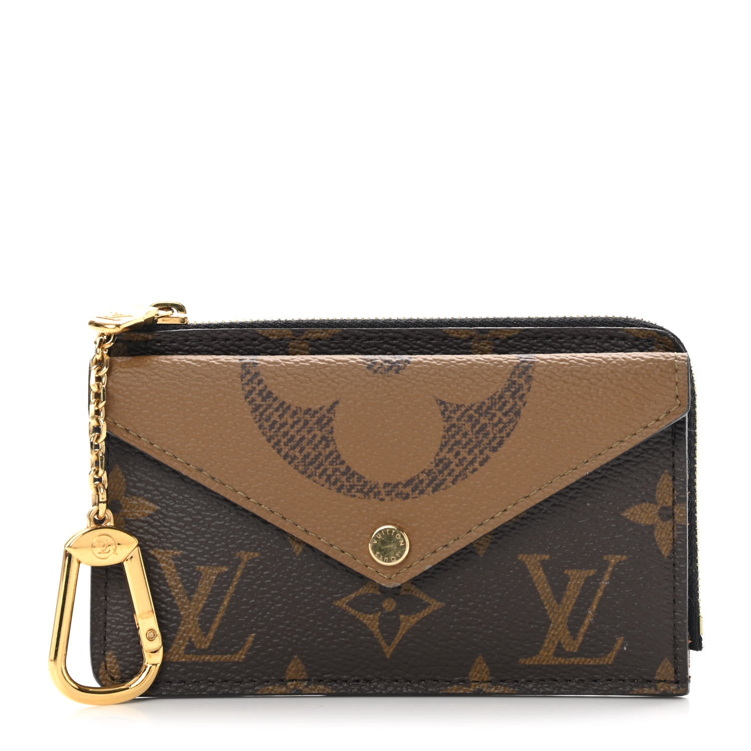 Louis Vuitton Reverse Monogram Recto Verso Card Holder Brown 1 of 8