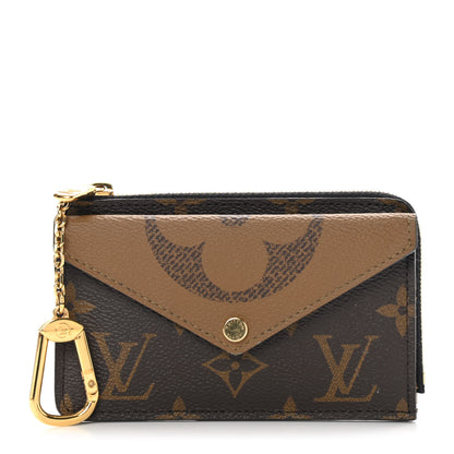 Louis Vuitton Reverse Monogram Recto Verso Card Holder Brown 1 of 8