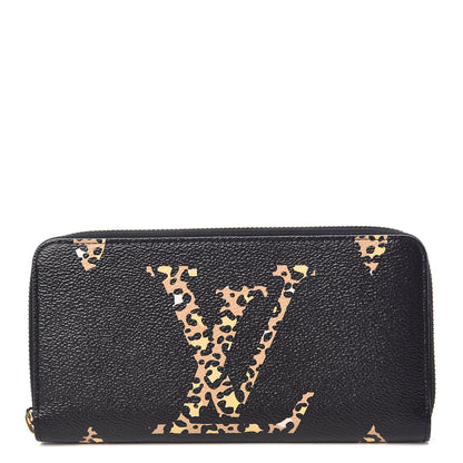 Louis Vuitton Monogram Giant Jungle Zippy Wallet Black 1 of 6