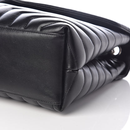 Saint Laurent Calfskin Y Quilted Monogram Medium Loulou Chain Satchel Black 10 of 10