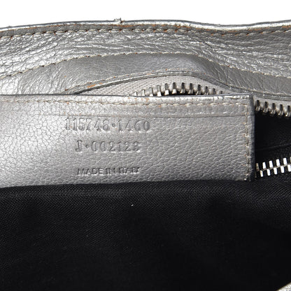 Balenciaga Pearlescent Goatskin Classic Palladium Hardware City Gris Gris Light 8 of 12