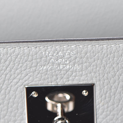 Hermes Togo Kelly Retourne 28 Gris Mouette 30 of 40