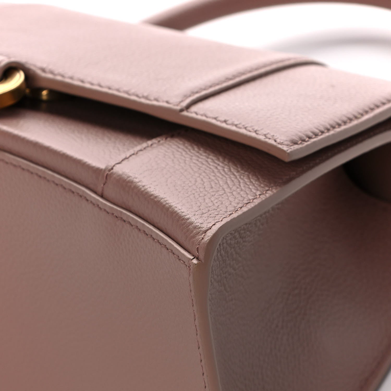Balenciaga Grained Calfskin Small Hourglass Top Handle Bag Nude Beige 10 of 12