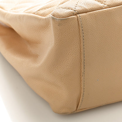 Chanel Caviar Quilted Grand Shopping Tote GST Beige 8 of 16