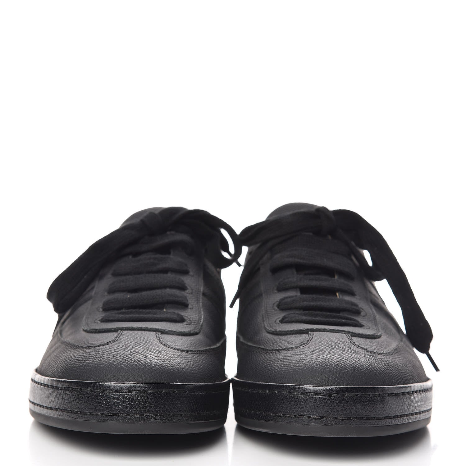 Hermes Matte Epsom Calfskin Mens Olympic Sneakers 43 Black 2 of 9