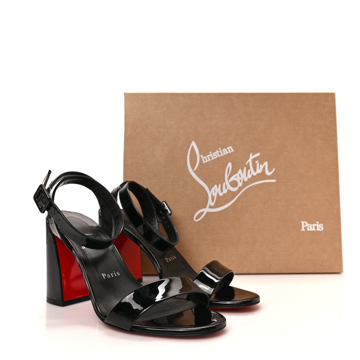 Patent Miss Sabina 85 Sandals 39 Black