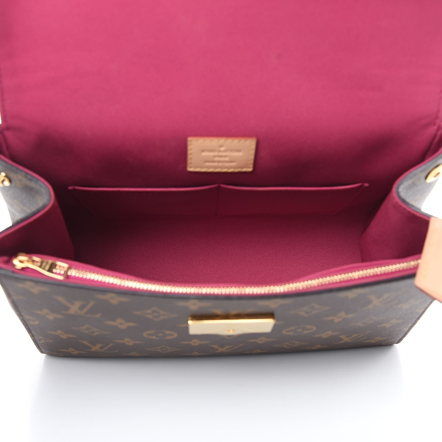 Louis Vuitton Monogram Cluny BB Bordeaux Fuchsia 5 of 10
