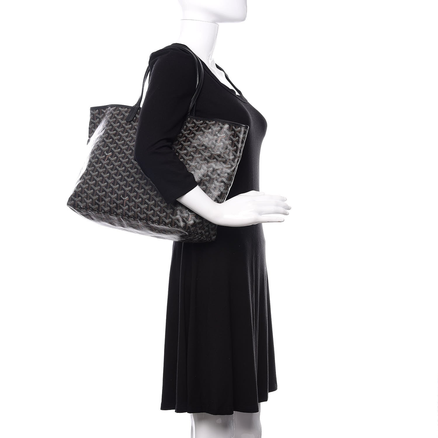 Goyard Goyardine Saint Louis PM Black 2 of 11