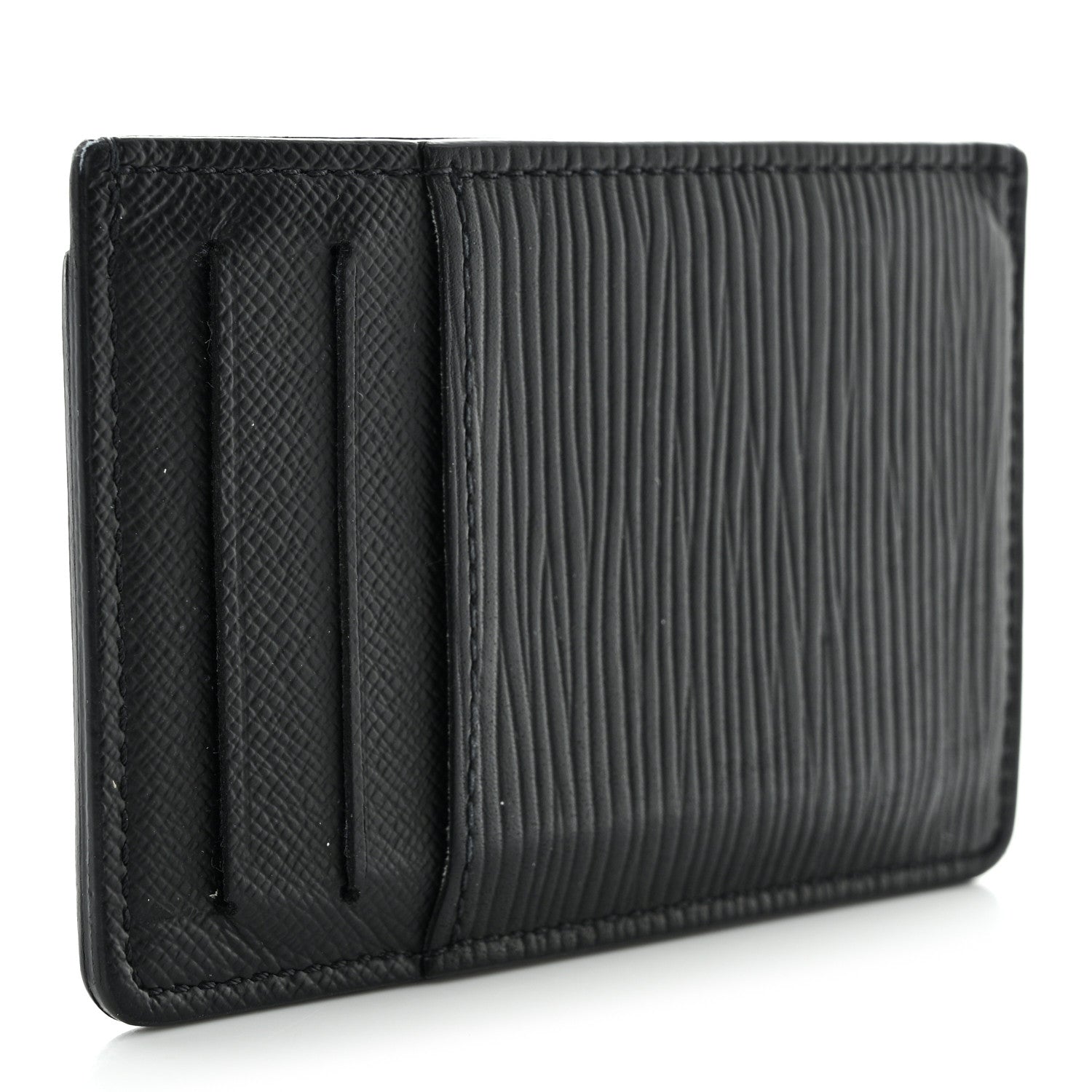 Louis Vuitton Epi Neo Porte-Cartes Card Holder Black 3 of 14