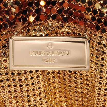 Louis Vuitton Monogram Mesh Metal Frances Gold 6 of 7