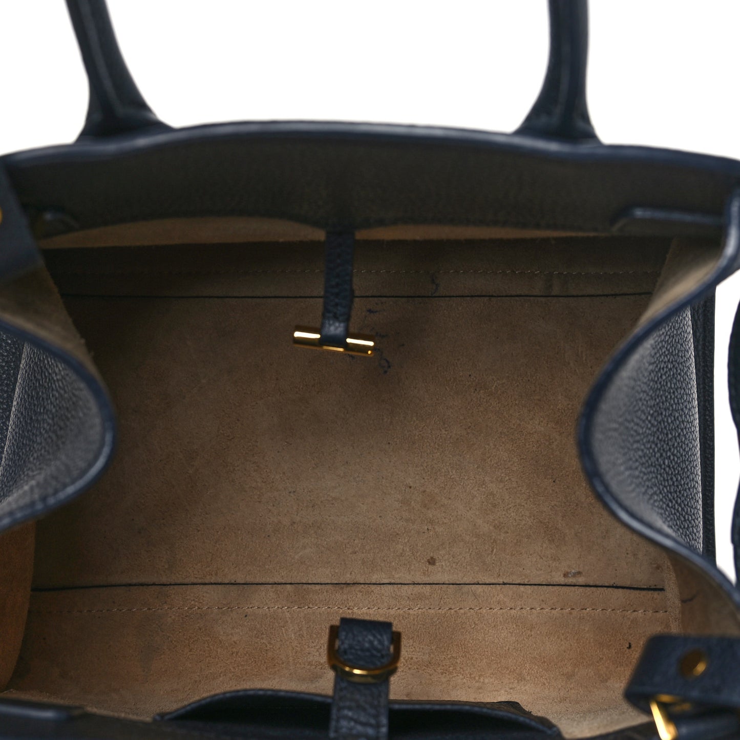 Grained Calfskin Soft Margaux 10 Navy