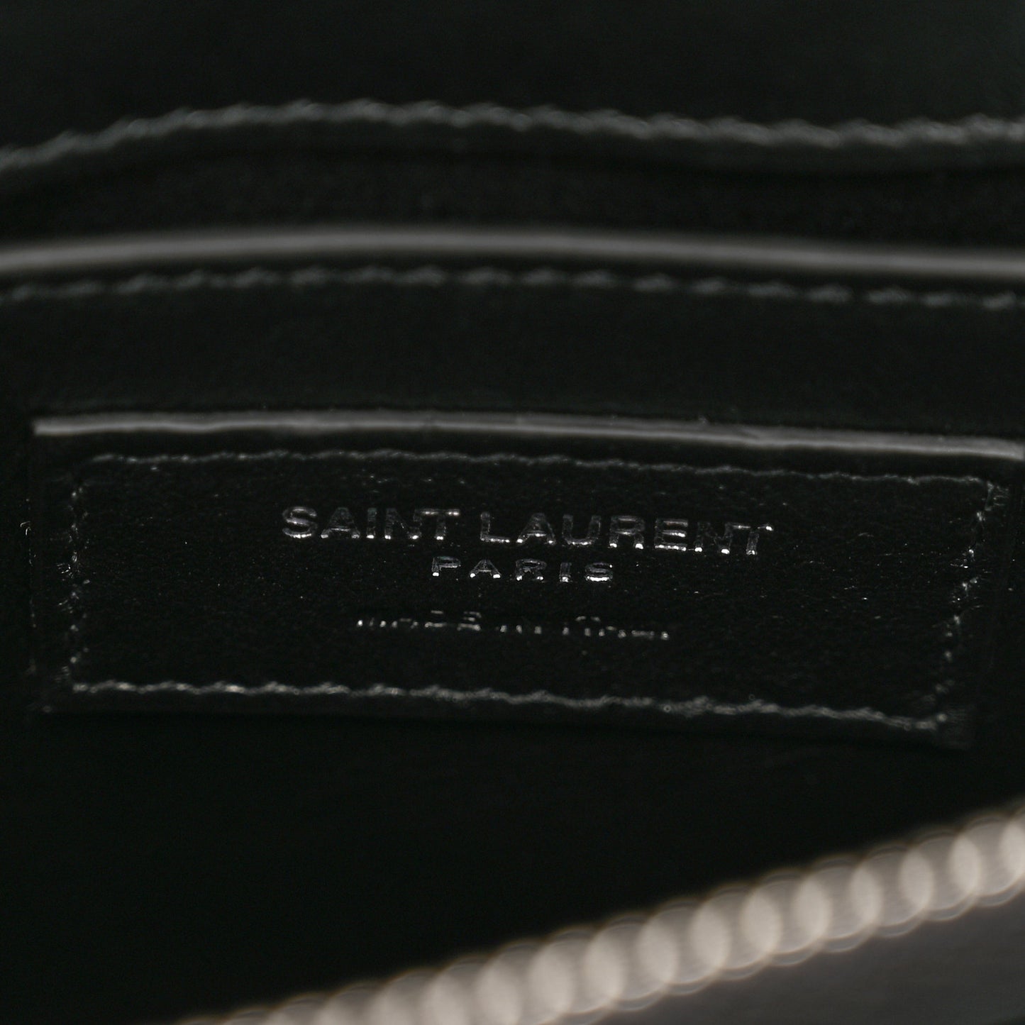 Calfskin Y Quilted Monogram Small Loulou Chain Satchel Black